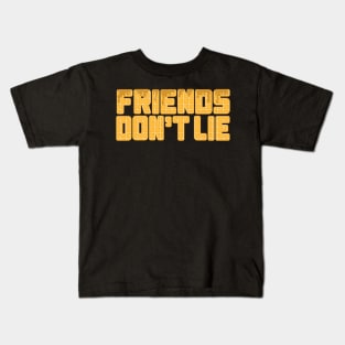 friends don't lie syrup covered eggo Kids T-Shirt